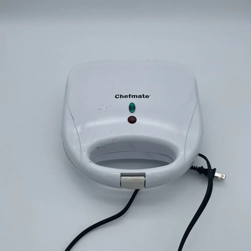 Chef Mate, 2-Slice, Sandwich Maker, Cool Touch Handles, Nonstick Plates